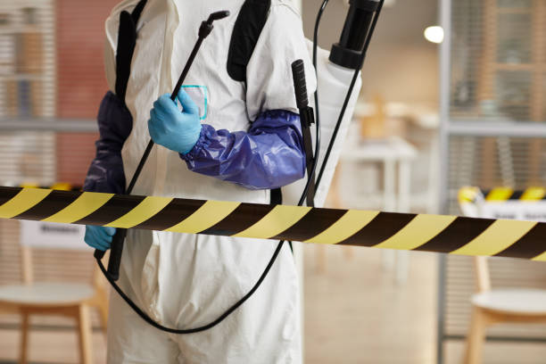 Professional Sewage Cleanup technician working in Groton, SD